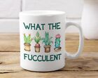 What The Fucculent Mug Funny Succulent Cactus Gift For Plant Lover Mom Dad Perso
