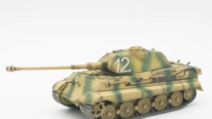 DRAGON German King Tiger Sd.Kfz.182 for Porsche Turret 1/72 FINISHED MODEL TANK - Picture 1 of 9