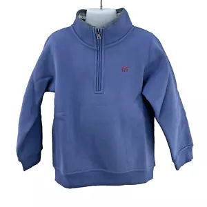 Crew Clothing Company Jungen Sweatshirt, Half Zip, Größe 6-7 Jahre, Küstenblau - Bild 1 von 12