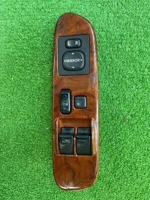 2000-2006 Toyota Tundra Driver Master Power Window Switch Wood Grain 74202-0C020 - Image 1 of 4