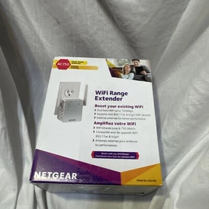 NETGEAR AC750 EX3700-100NAS Wireless Dual Band Range Extender(WR) - Afbeelding 1 van 8