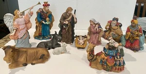 Kirkland 12 Piece Porcelain Nativity Set #75177 Wooden Crèche Not Included - Picture 1 of 18