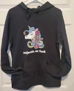 Erwachsene - Damen Sweatshirt - Einhorn "Majestic as F*ck" - Bild 1 von 4