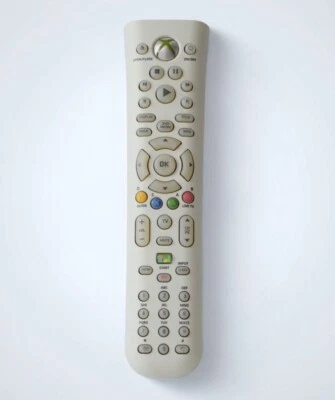 Microsoft Xbox 360 White Media Remote Control - Image 1 of 4