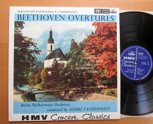 XLP 20031 Beethoven Overtures Andre Vandernoot Berlin Philharmonic EXCELLENT HMV - Picture 1 of 5