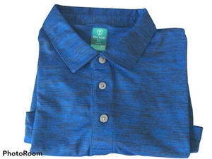 Pro Tour® Men's Polo Shirt Airplay EXTRA LARGE Blue Short Sleeve Clean - Picture 1 of 5
