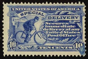 E6, Mint HR - With Odd Inking Blob Variety Error - Cat $230.00+ - Stuart Katz - Picture 1 of 1