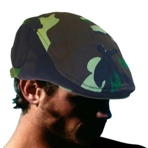 KB ETHOS Cabbie Newsboy Ivy Hat Gatsby Hat Cap Camouflage 100% Cotton1 SZ Fit - Picture 1 of 8