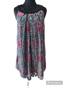 MOULINETTE SOEURS Linnea Sleeveless Velvet Shift Dress Women's Size S - Picture 1 of 12