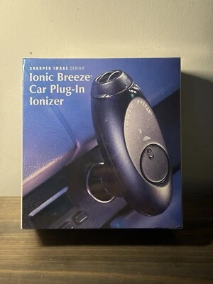 Sharper Image SI629 BLK Ionic Breeze Car Plug-In Ionizer Brand New Air Freshener - Image 1 of 4