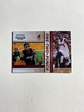 2010-11 PLAYOFF CONTENDERS PATCHES ONE-TWO PUNCH #10 JAMES/WADE BASKETBALL CARD