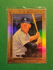 2007 TOPPS TURKEY RED #167 MICKEY MANTLE 002/999 REFRACTOR YANKEES BASEBALL MLB