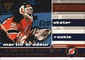 2001-02 Titanium Three-Star Selections #5 Martin Brodeur New Jersey Devils - Bild 1 von 1