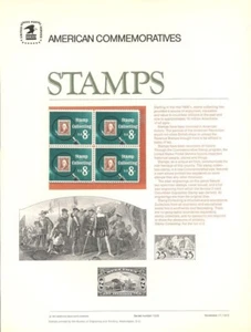 #8 8c Stamp Collecting USPS Commemorative Stamp Panel in Original Sleeve - Picture 1 of 1