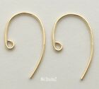 10pcs 14k Yellow Gold Filled Bass Clef Ear Wire E62g