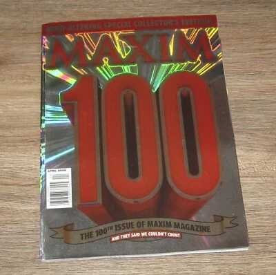 Maxim 2006 magazine 100th ISSUE collectors edition Trish Stratus - Image 1 of 2