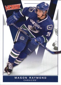 2010-11 Upper Deck Victory Canucks Hockey Card #189 Mason Raymond
