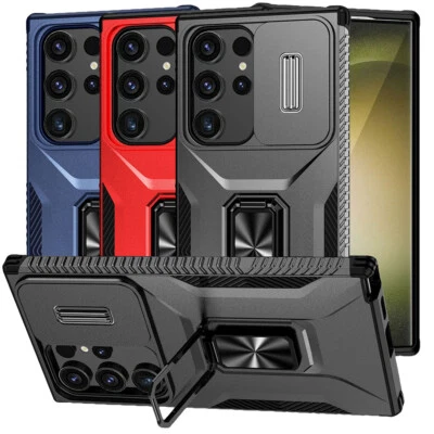 BAGMAXX Funda Exterior para Samsung Galaxy S24 ULTRA Camshield Holder Protector Cover Soporte