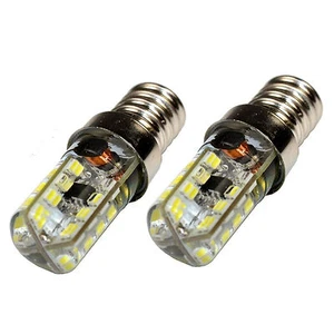 2-Pack HQRP E14 Base 64 SMD3014 LED Bulbs AC 110V Cool White Not Dimmable - Picture 1 of 9