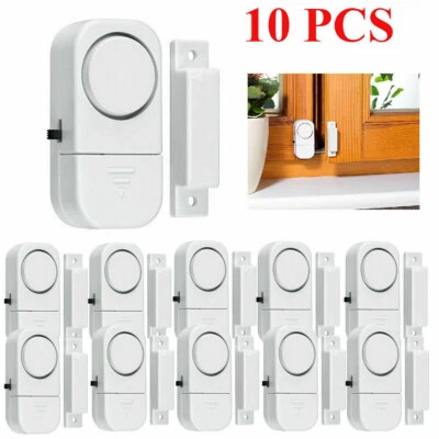 EBEY EXPRESS 10 PCS WIRELESS Home Window Door Burglar Security ALARM System Magnetic Sensor