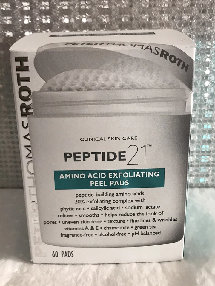 Peter Thomas Roth Peptide 21 Amino Acid Exfoliating Peel Pads - 60 Pads Boxed - Image 1 of 1