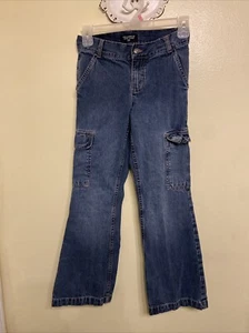 Vtg Polo Jeans Co. Ralph Lauren Girls Size 12 Flare Cargo Y2K 90a - Picture 1 of 6