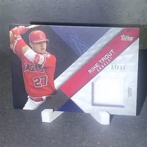 Mike Trout /99 Relic Baseball Card Topps 2018 Series 2 MLM-MT LA Angels Read - Picture 1 of 7
