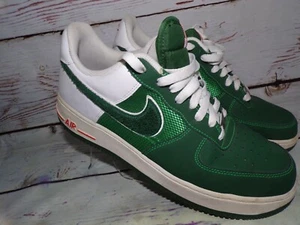 Nike Air Force 1 Low Uomo Taglia 10 Irish Miami Varsity Verde Arancione 488298-305 - Foto 1 di 6