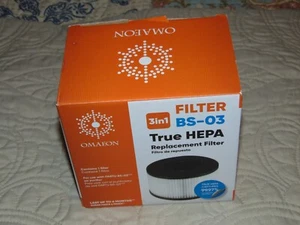 NEW IN BOX OMAEON BS-03 TRUE HEPA FILTER - Picture 1 of 3
