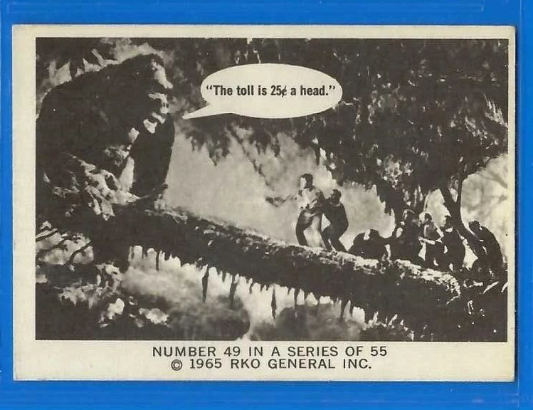 1965 年 Donruss 金刚卡 #49 "THE TOLL IS 25C A HEAD"...等级 — 第 1/2 张图片