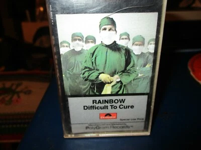 1981 RAINBOW Difficult To Cure US Cassette Polydor 825-383-4-Y-1 - Image 1 of 3