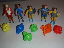 SCREAMING HEROES - REAL GHOSTBUSTERS - VINTAGE 1988 KENNER 5" ACTION FIGURES