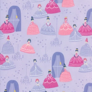 Moda Fabric - Once Upon A Time - Grand Ball - Lavender - Cotton - Multiple Sizes - Picture 1 of 1