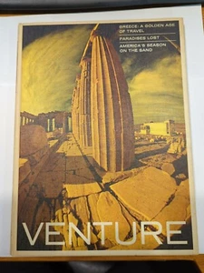 Venture The Travelers World Hardcover June 1964, Vol.1, No.1 With Letter - Imagen 1 de 12