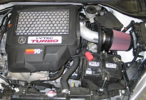 K&N Typhoon Silver Cold Air Intake for 2007-2011 Acura RDX 2.3L Turbo - Picture 1 of 2