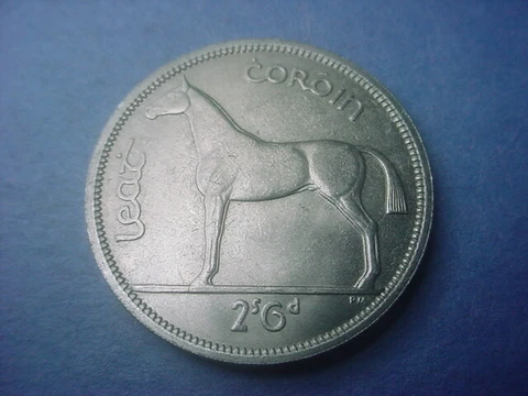 Ireland 1/2 Crown 1964 Horse BU #69696 Cover
