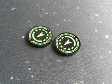 X-Wing 2.0 compatible, acrylic reinforce tokens - black series