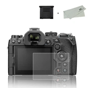 3in1 Hot Shoe Cover+LCD Screen Protector Film +Cleaning Cloth for Olympus OM-1 - Picture 1 of 12