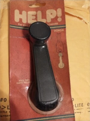 1979-83 New Honda Accord Civic Inside Door Window Crank Handle Black Left Right - Image 1 of 3