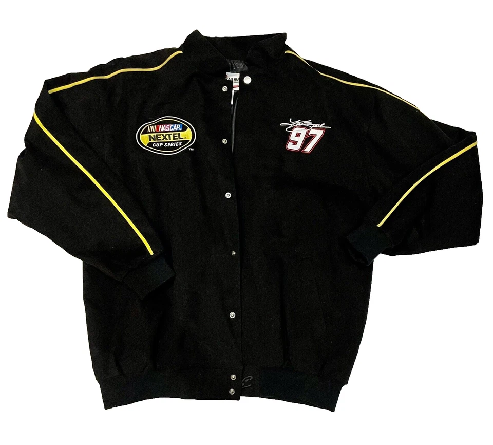 Auténtica chaqueta de campeón Nascar Nextel Chase 2004 Kurt Busch # 97 talla XL Foto 1 de 4