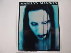 Pegatina de colección Marilyn Manson 1999 Long Hard Road Out of Hell 🔥 Winterland - Imagen 1 de 3