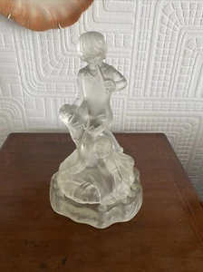 Walther Söhne Art Deco Peter Pan & Wendy Blumenfrosch & Figur - Bild 1 von 17