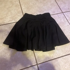 Rock Damen Medium Schwarz Tennis Polyester Gothic Emo - Bild 1 von 4