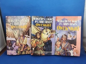 Owl Mage Series by Mercedes Lackey PB Three Book Lot Fantasy Owlsight Owlknight - Picture 1 of 16