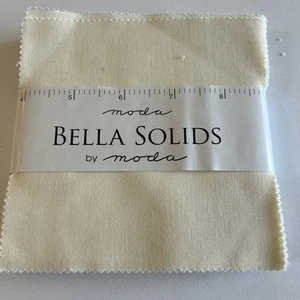 Confezione Charm Moda Bella Solidi Bianco Offwhite Crema Tan - Foto 1 di 3