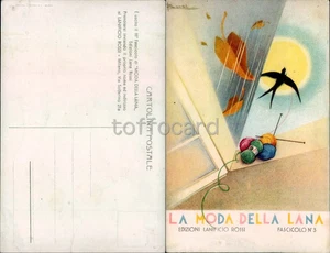 PUBBLICITA' LANIFICIO ROSSI-LA MODA DELLA LANA-AUTORE BUSI-D14-62 - Picture 1 of 1