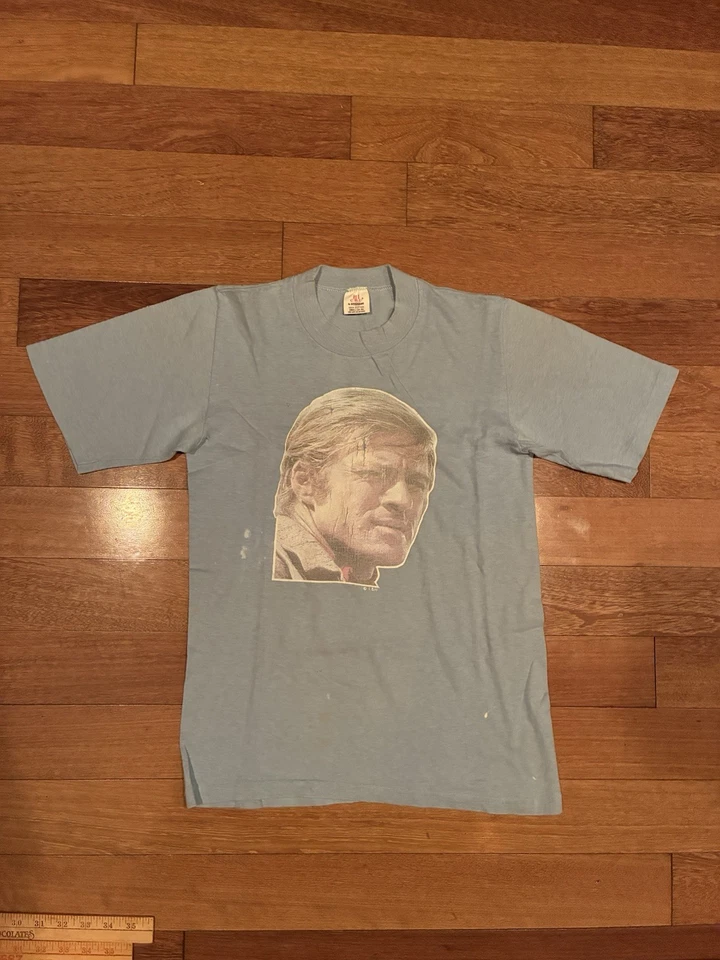 Camiseta Promocional Película Robert Redford Años 70 De Colección RIP Rara Stedman Hi Cru 👼 Foto 1 de 4