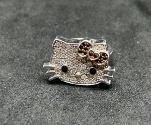 925 Sterling Sanrio Strass Hello Kitty Ring Gr. 4 - 5,83 g - Bild 1 von 5