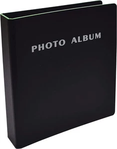 Fotoalbum für 4x6 Bilder 2 Ringe Mini Hardcover Fotomappe für 36 4x6 - Bild 1 von 1