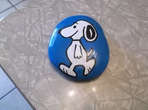 Handpainted Snoopy Rock / Paperweight - Picture 1 of 4